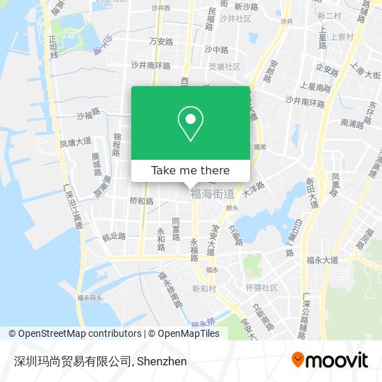 深圳玛尚贸易有限公司 map