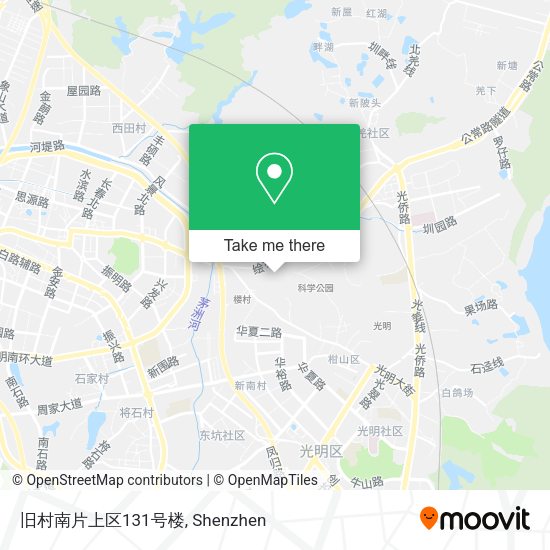 旧村南片上区131号楼 map