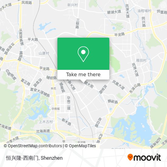 恒兴隆-西南门 map