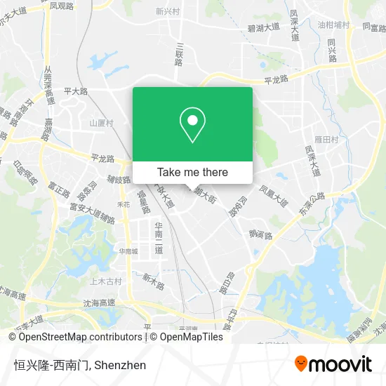 恒兴隆-西南门 map