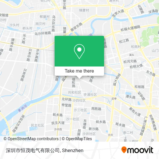 深圳市恒茂电气有限公司 map