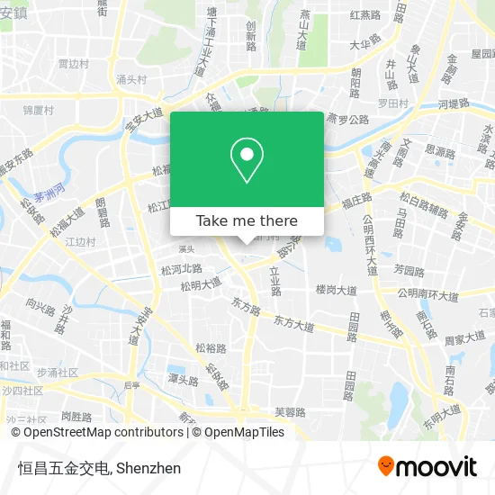 恒昌五金交电 map