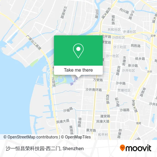 沙一恒昌荣科技园-西二门 map