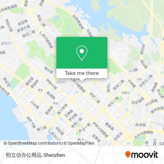 熙立信办公用品 map