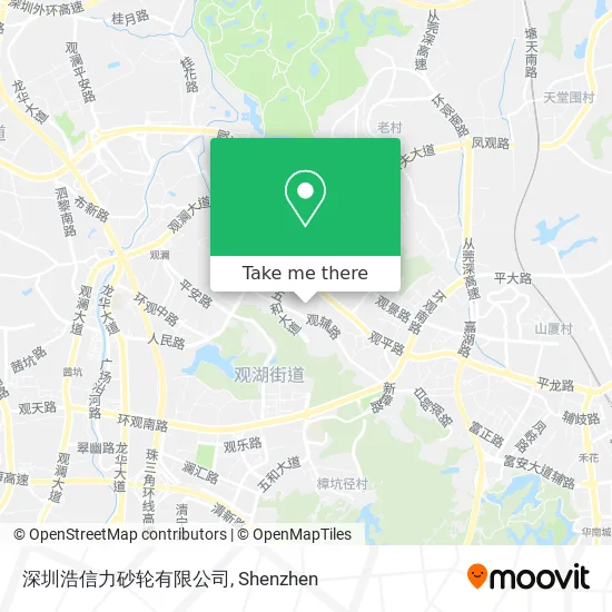 深圳浩信力砂轮有限公司 map