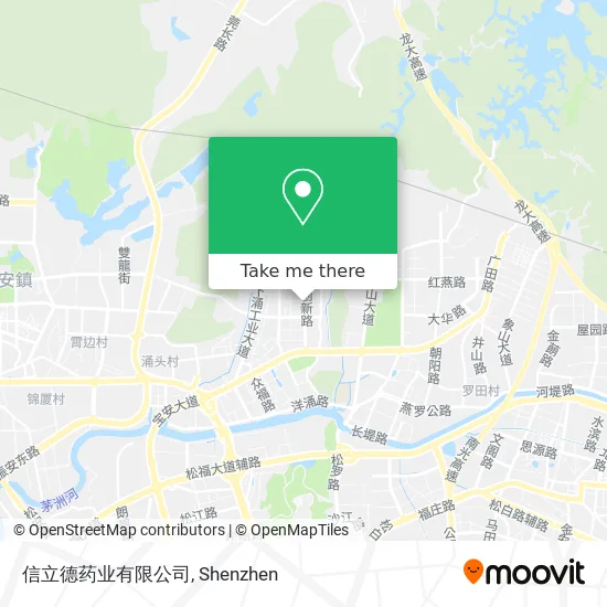 信立德药业有限公司 map