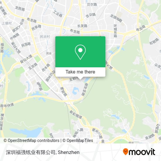深圳福强纸业有限公司 map