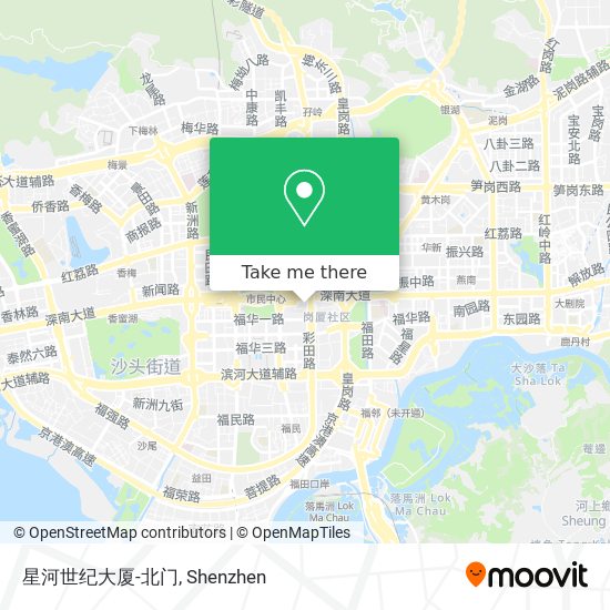 星河世纪大厦-北门 map