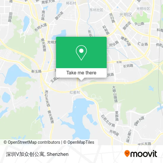 深圳V加众创公寓 map