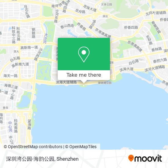 深圳湾公园-海韵公园 map