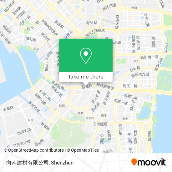 向南建材有限公司 map