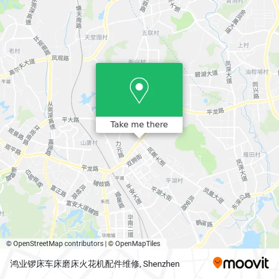 鸿业锣床车床磨床火花机配件维修 map