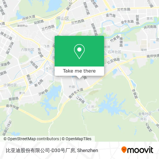 比亚迪股份有限公司-D30号厂房 map