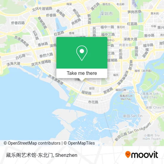 藏乐阁艺术馆-东北门 map