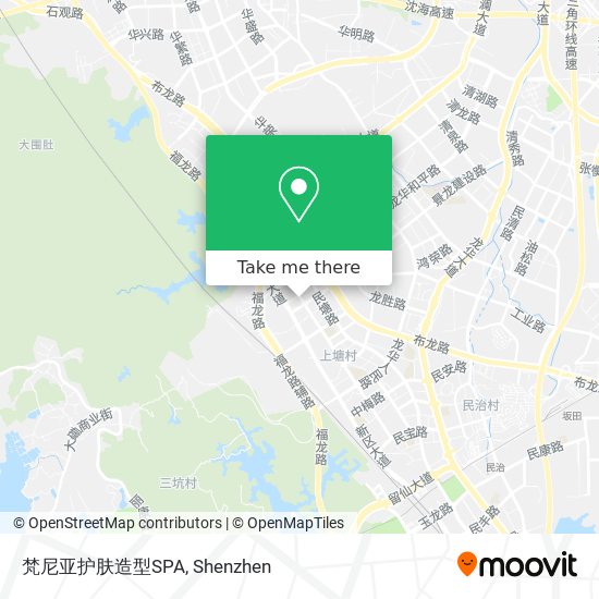 梵尼亚护肤造型SPA map