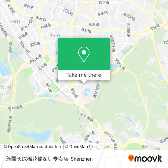 新疆长绒棉花被深圳专卖店 map