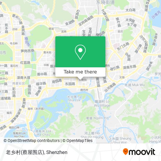 老乡村(蔡屋围店) map