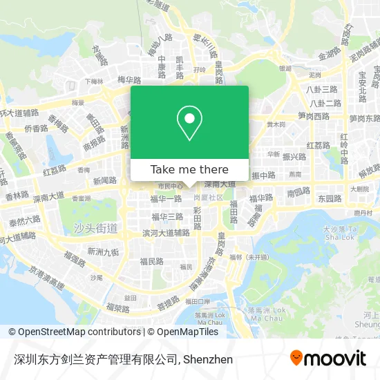 深圳东方剑兰资产管理有限公司 map