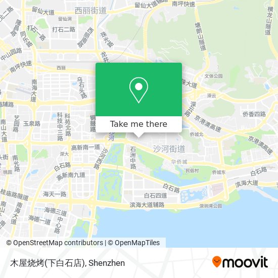 木屋烧烤(下白石店) map