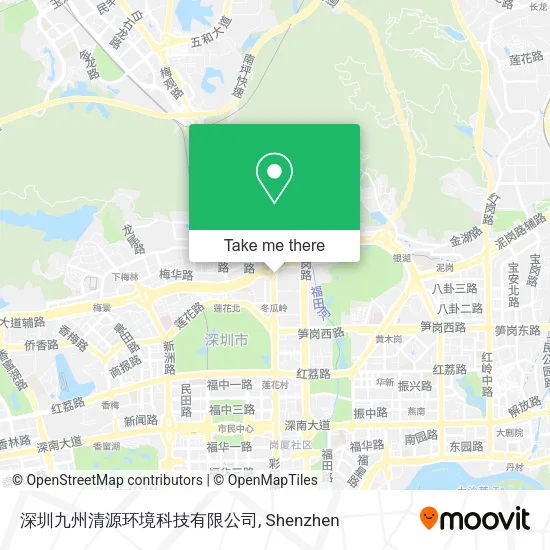 深圳九州清源环境科技有限公司 map