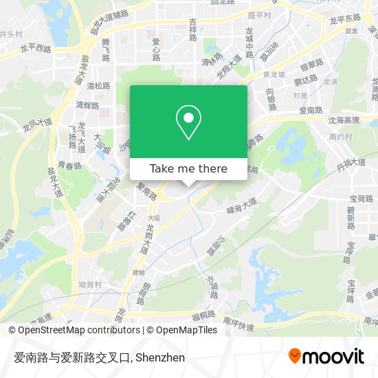 爱南路与爱新路交叉口 map