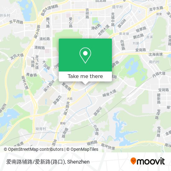 爱南路辅路/爱新路(路口) map