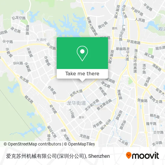 爱克苏州机械有限公司(深圳分公司) map