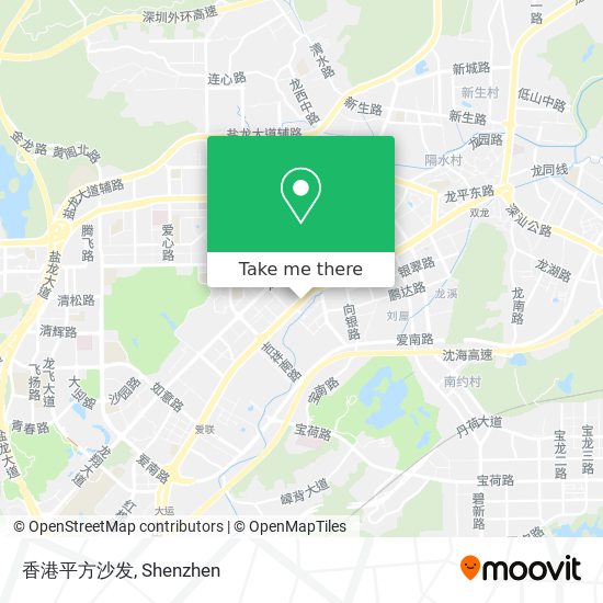 香港平方沙发 map