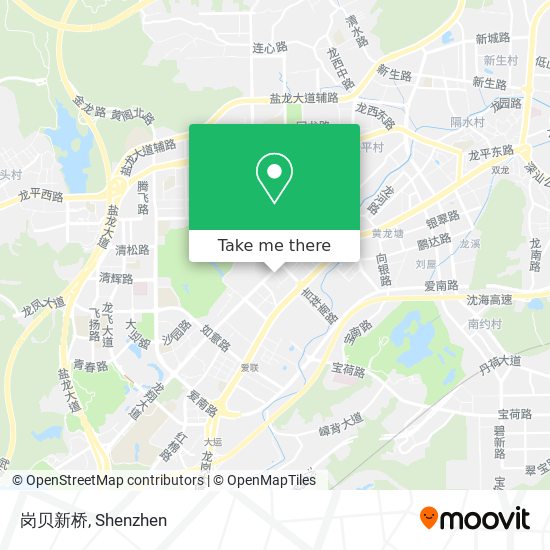 岗贝新桥 map