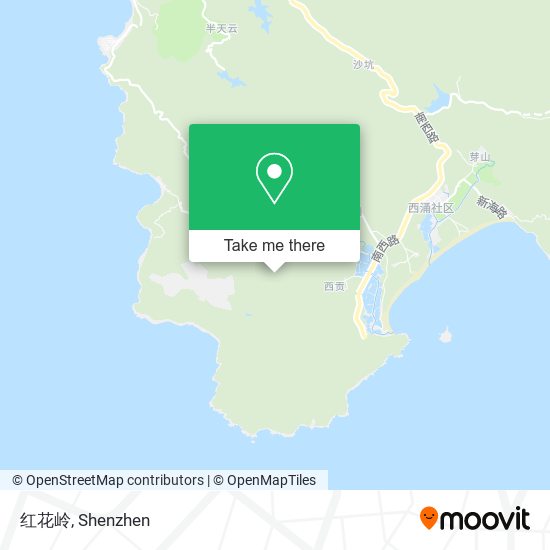 红花岭 map