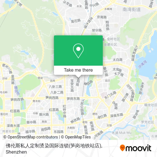 佛伦斯私人定制烫染国际连锁(笋岗地铁站店) map