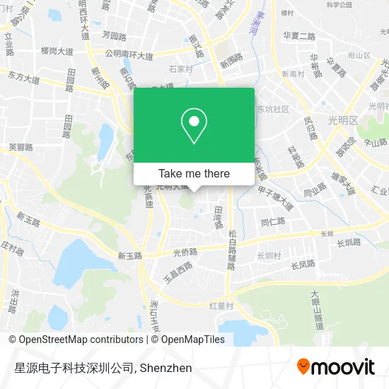 星源电子科技深圳公司 map