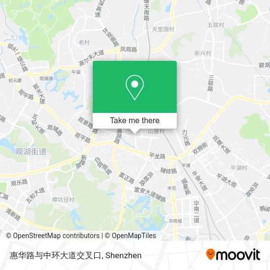 惠华路与中环大道交叉口 map