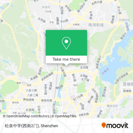 松泉中学(西南2门) map