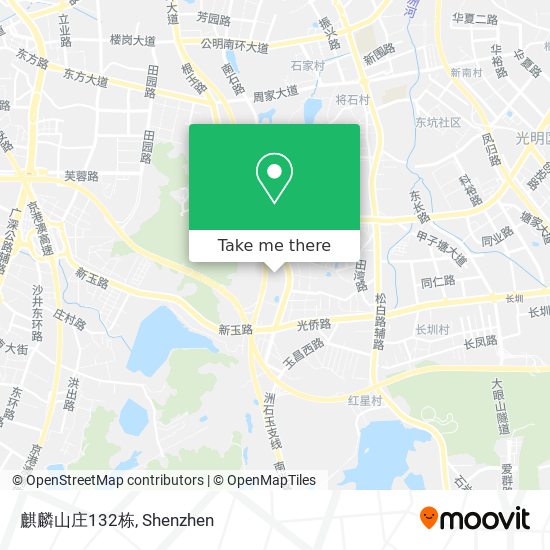 麒麟山庄132栋 map