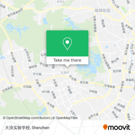 大浪实验学校 map