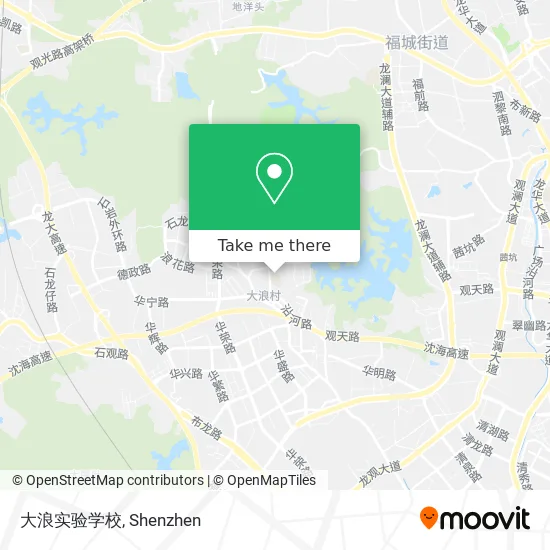 大浪实验学校 map