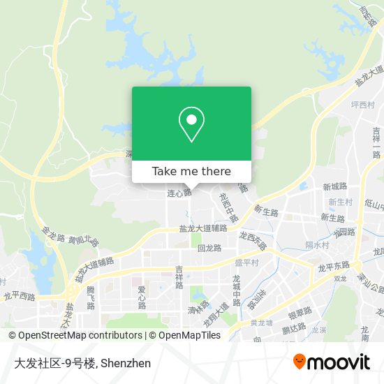 大发社区-9号楼 map