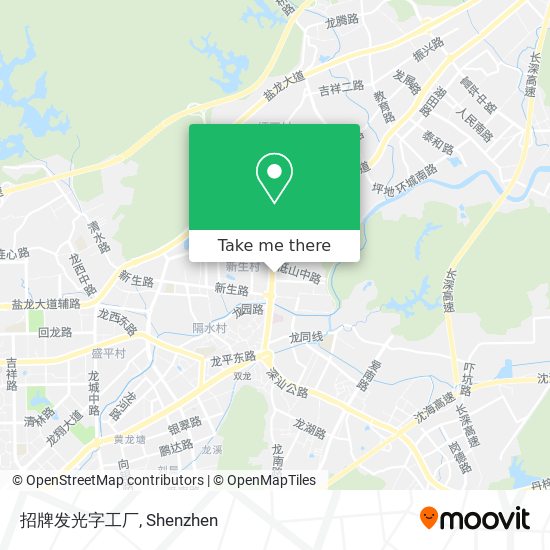 招牌发光字工厂 map