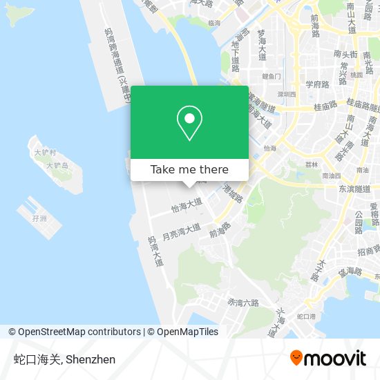 蛇口海关 map