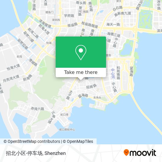 招北小区-停车场 map
