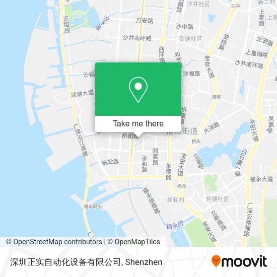 深圳正实自动化设备有限公司 map