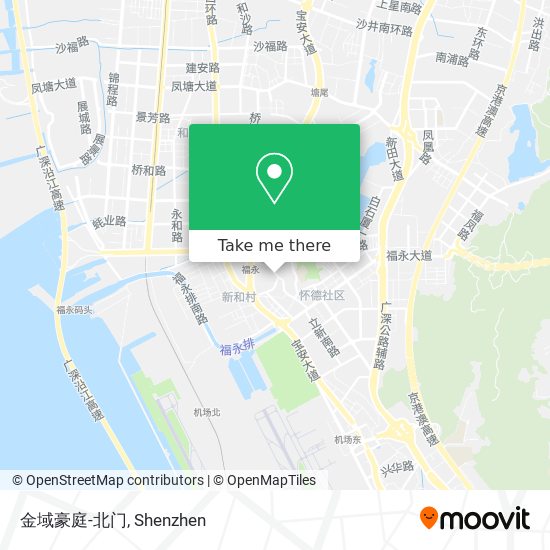 金域豪庭-北门 map