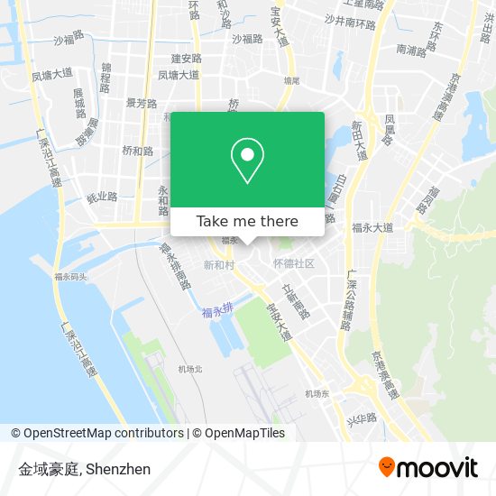 金域豪庭 map