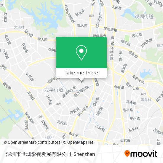 深圳市世城影视发展有限公司 map