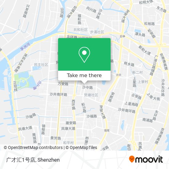 广才汇1号店 map