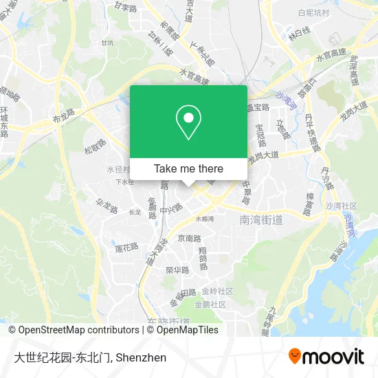 大世纪花园-东北门 map