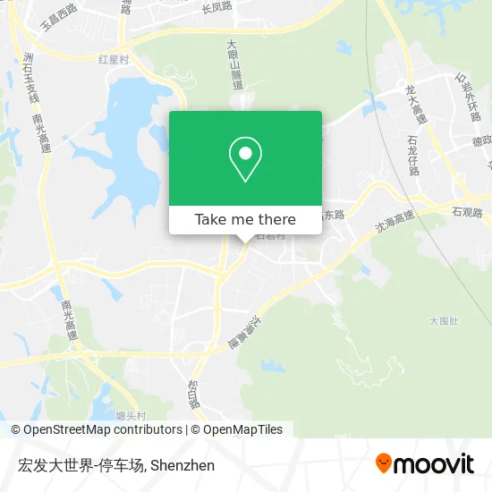 宏发大世界-停车场 map