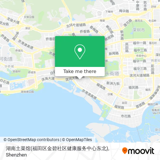 湖南土菜馆(福田区金碧社区健康服务中心东北) map