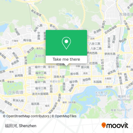 福田河 map